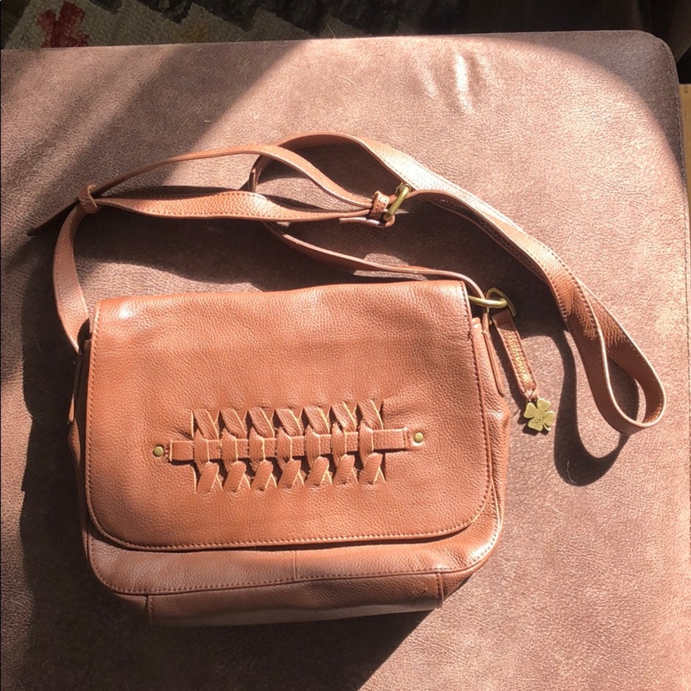 Cognac leather purse!